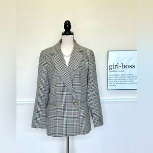 Women Checkered blazer